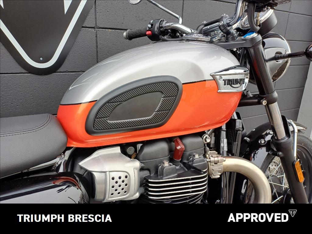 TRIUMPH Bonneville 900 T100 Aluminium/Baja Orange E5+