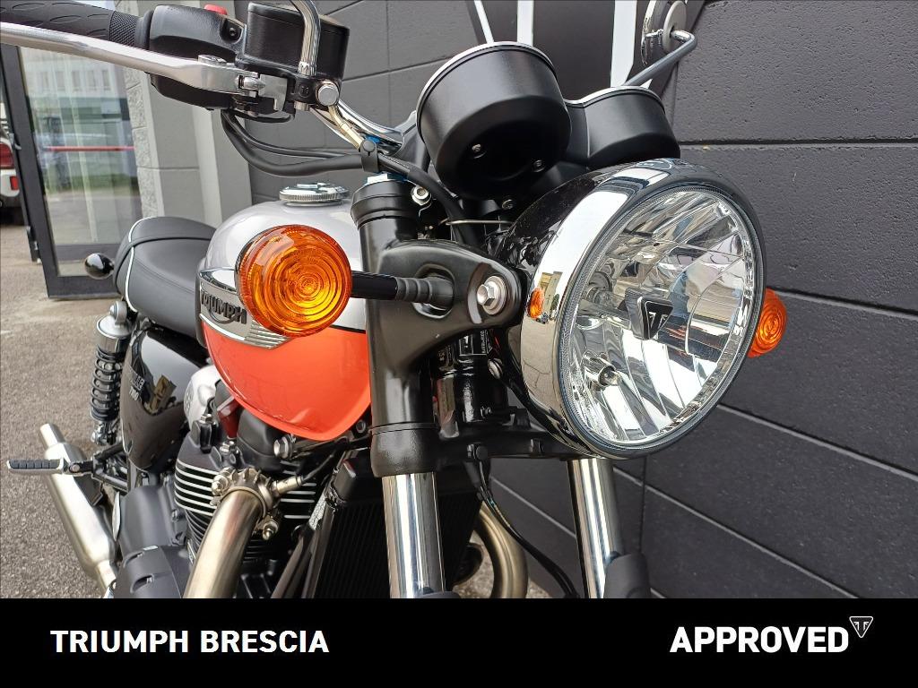 TRIUMPH Bonneville 900 T100 Aluminium/Baja Orange E5+